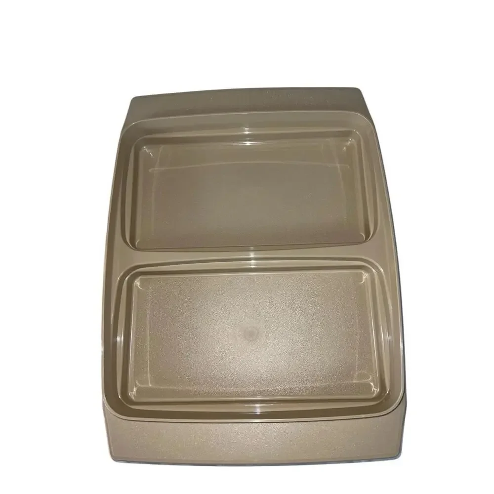 Vintage Tupperware Deviled Egg Keeper Carrier Tray 722-2 Holders‎ Lid 723-2